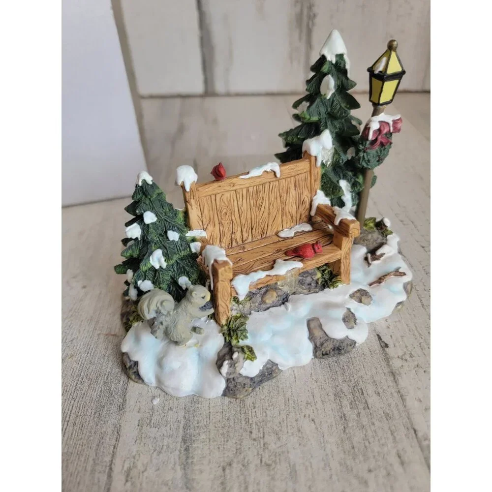 Dept 56 52654 AS‎ IS Mill Creek Park Bench village accessory xmas